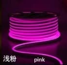 KIT MANGUERA NEON FLEXIBLE ROSADO STRIP LIGHT 2835 5MTS 12V 5A 5MM