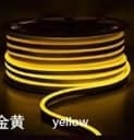 KIT MANGUERA NEON FLEXIBLE AMARILLO STRIP LIGHT 2835 5MTS 12V 5A 5MM