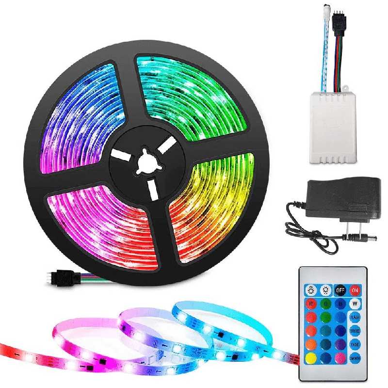 CINTA LED RGB CHIP 5050 ROLLO 5 METROS WATERPROOF