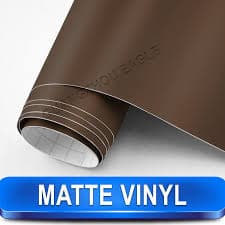 VINIL DE CORTE COLOR CHOCOLATE DE 1.22 X 50 120 GRAMOS 90 MICROM ROLLO 50* METROS