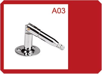 SOPORTE AJUSTABLE PARA SISTEMA COLGANTE  HASTA 2.5MM  DIAMETRO DE CABLE INOXIDABLE