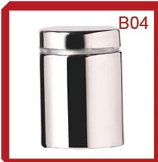 PERNO DECORATIVO INOXIDABLE SOLIDO MATE 19X25MM