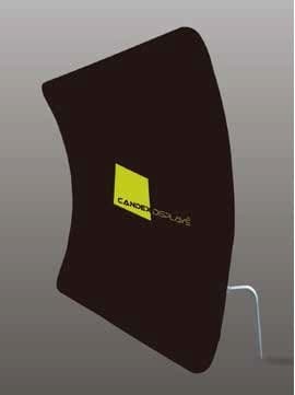 BACKING DE MEDIDA APROXIMADA 8 PIES CURVO  TELA  120¨WX 89¨H ( 243.84 X 226.06 METROS ) ESTRUCTURA TUBULAR INCUYE BOLSO