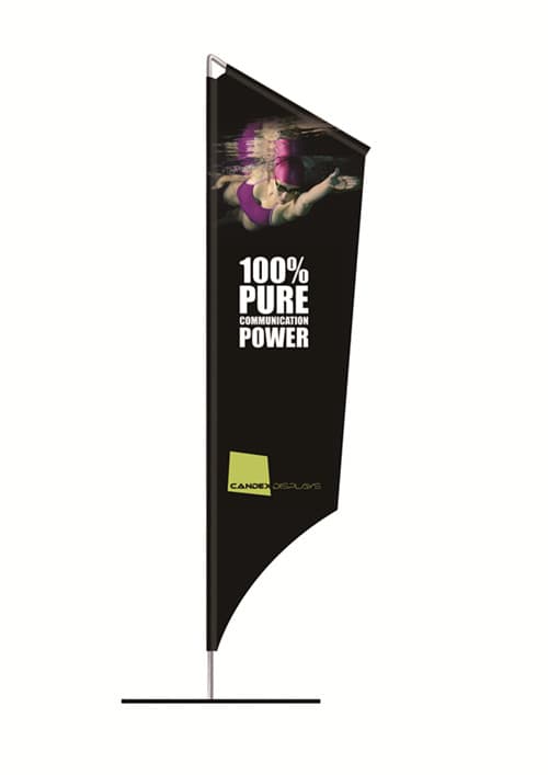 ESTRUCTURA PARA BANDERA GIGANTE ALUMINIO SIVER   MEDIDA APROXIMADA 4.8 METROS  EXTERIORES/INTERIORES INCLUYE BOLSO NO INCLUYE BASE