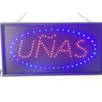 LETRERO LED  UÑAS MEDIDA APROXIMADA 25X48
