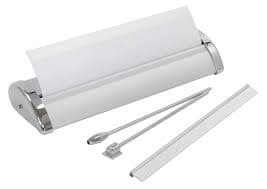 ROLL UP EN ALUMINIO UNA CARA MEDIDA APROXIMADA A4 ( 210X297MM) ( 8.5X11.7 PULGADAS)