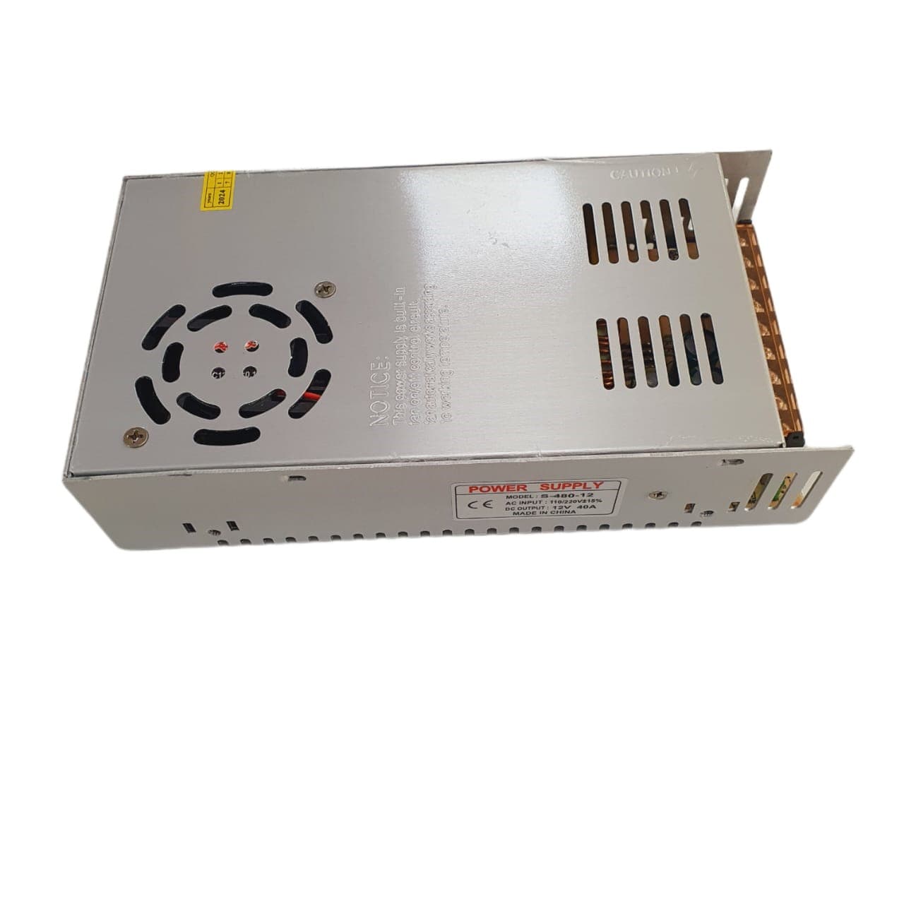 FUENTE DE PODER INTERIOR 480W   40A  ENTRADA 110/220V 60HZ SALIDA: 12VDC / IP20