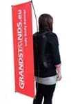 ESTRUCTURA PARA BANDERA CON MOCHILA TIPO ARAÑA MEDIDA APROXIMADA 45*120 CMS