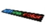 LETRERO LED PROGRAMABLE MEDIDA APROXIMADA 135X40 INDOOR COLOR MIX DE COLORES