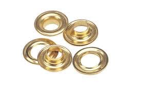 OJALETES DORADOS NUMERO 2 BOLSA X 500 UNIDADES