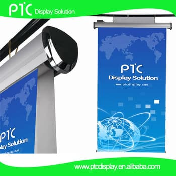 ROLL UP EN ALUMINIO  ELECTRICO ROTATIVO COLGANTE 110 VOLTIOS 78X300 CMS