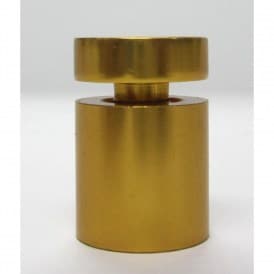 PERNO DECORATIVO INOXIDABLE HUECO DORADO 25X25MM