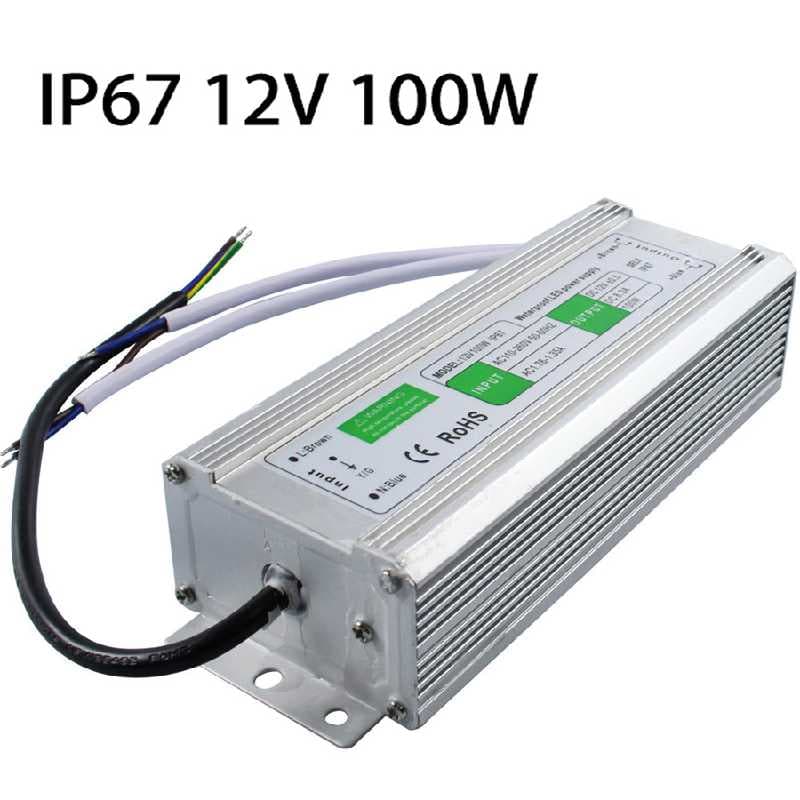 FUENTE DE PODER EXTERIOR 100W 8.3A ENTRADA 110/220VAC SALIDA : 12VDC