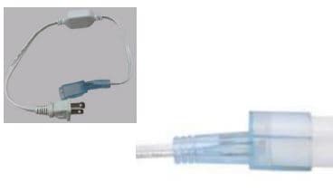 CONECTOR ELECTRICO 110V  MANGUERA FLEXIBLE NEON 16*16 CODIGO VS-01241977