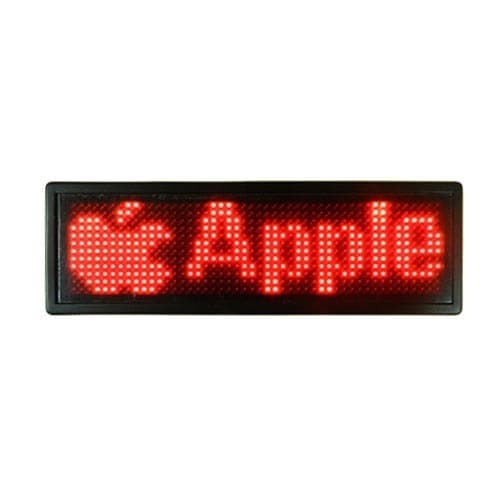 GAFETE LED PROGRAMABLE  MEDIDA APROXIMADA 93*30*6 MM COLOR RED