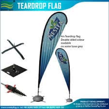 ESTRUCTURA PARA BANDERA TEARDROP DE  2.8 METROS INCLUYE BASE ESTACA Y BOLSO DE TRANSPORTE