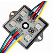 MODULO LED 12 VDC RGB INJECTION HIGHLIGHT CUADRADO 4 FOCOS