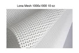 LONA PARA IMPRESION MESH 250 GRAMOS 1000*1000 ROLLO CON PELICULA PROTECTORA 1.50 50 METROS
