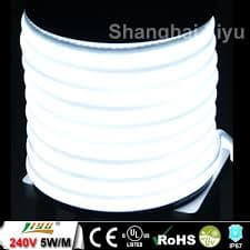 MANGUERA FLEXIBLE NEON 16*16 COLOR BLANCO PURO 120 LED X METRO IP 67 110 V ROLLO X 50 METROS