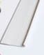 MOLDURA DE ALUMINIO PARA LETRAS FORMADAS J SHAPE BLANCO MEDIDA: 2CM 45 METROS POR ROLLO