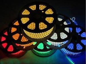 MANGUERA LED STRIP AC110V SMD 3014 120 LED POR METRO 5MM DE ANCHO ROLLO *50 METROS COLOR VERDE