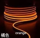 MANGUERA NEON FLEXIBLE NARANJA STRIP LIGHT 2835 12V 5MM