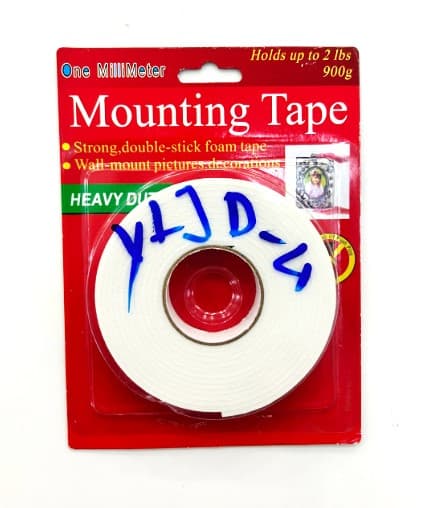 TAPE ESPUMOSO DOBLE CONTACTO 2MM 1.8CM ROLLO 3 METROS