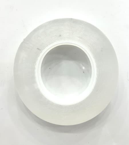 TAPE DOBLE CONTACTO 1MM 2.4CM ROLLO 10 METROS